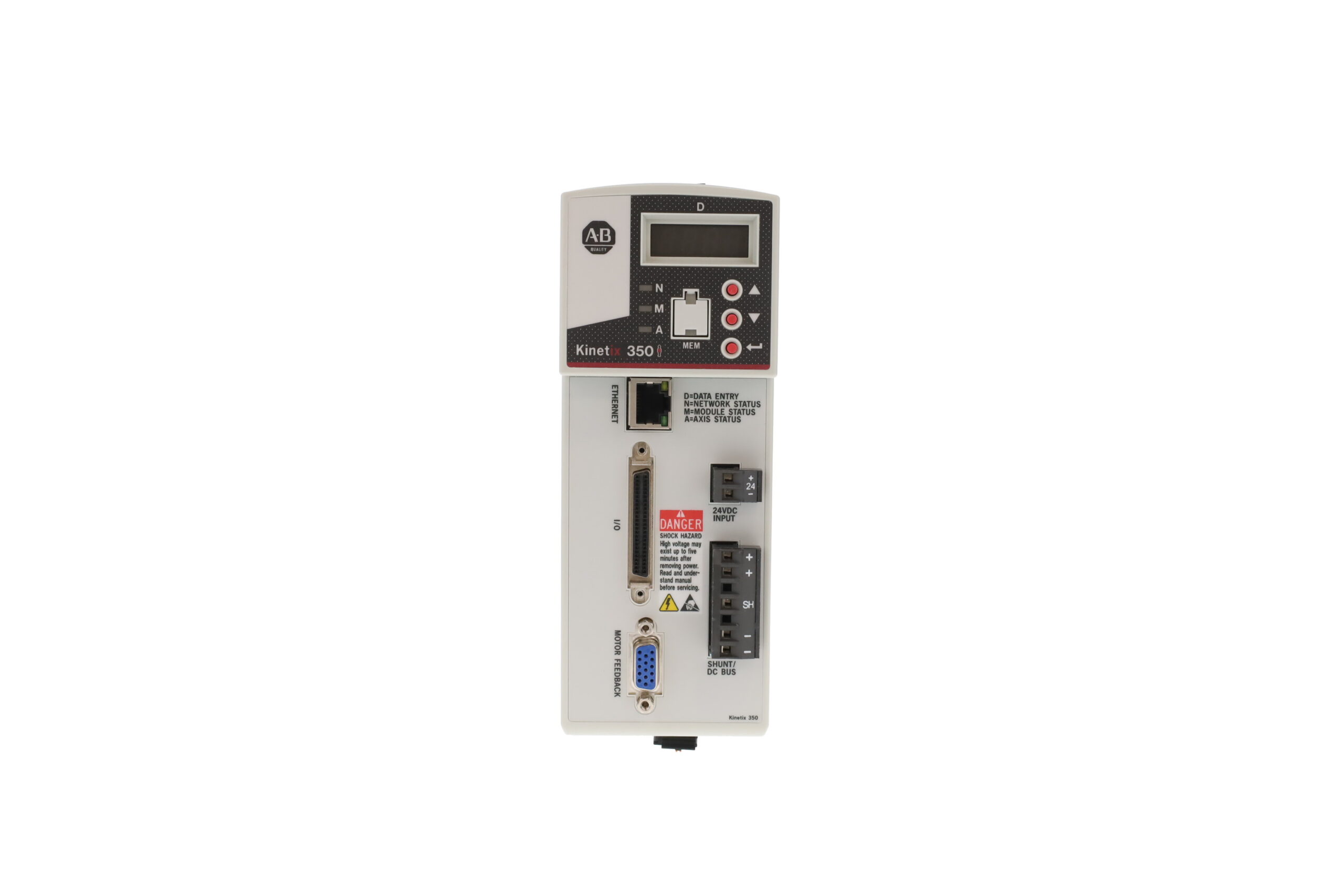 2097-V32PR0-LM - Servo Drive Ethernet/IP de eixo único Kinetix 350, 240 V CA monofásico com filtro de linha CA (EMC) integrado, 400 Watts