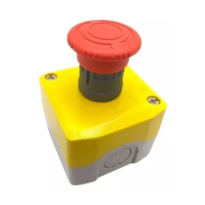 Botoeira Comando Montada Plástico 1 Botão Cogumelo 40mm Vermelho 2NF Schneider - Imagem 3