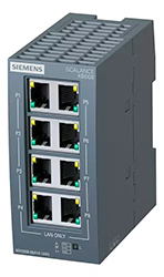 Switch 10/100 Mbit/S Ethernet 8 Portas Rj45 Scalance Siemens