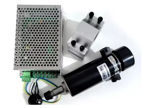 Motor Spindle 800w 110v 20000 Rpm Router Pinça Er11 + Fonte